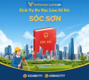 Dịch vụ Đo đạc Làm Sổ Đỏ Sóc Sơn