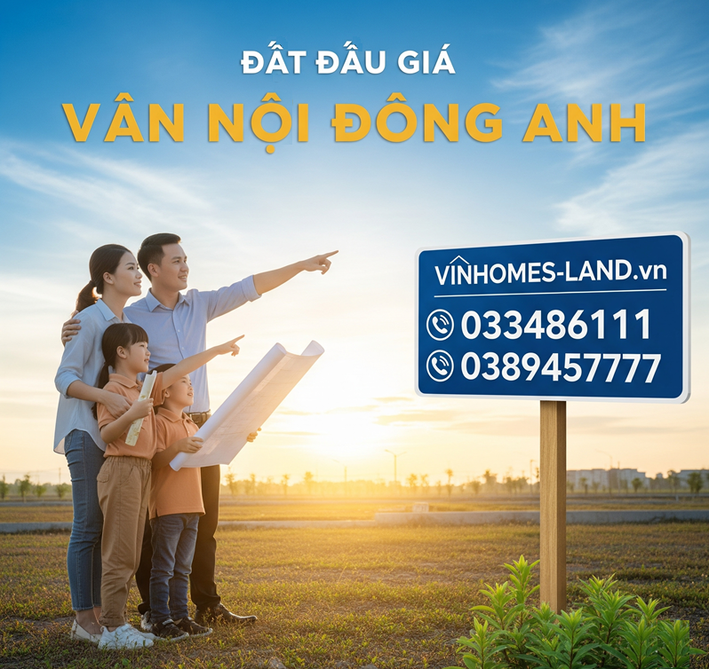 Đất Đấu Giá Vân Nội Đông Anh