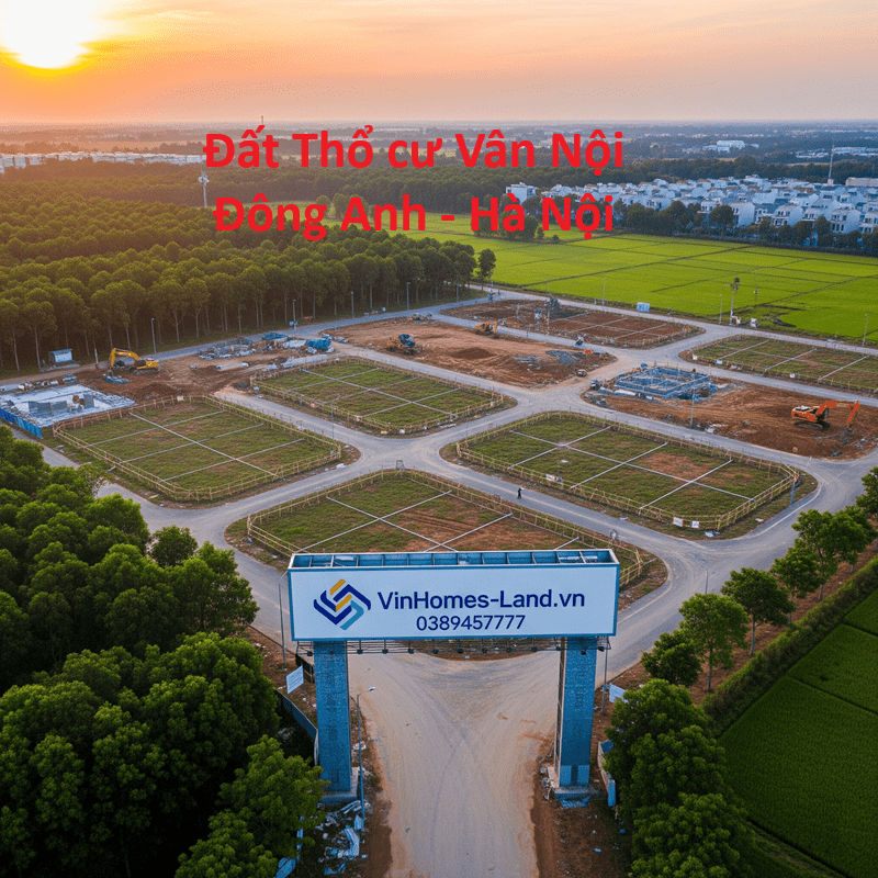 Đất Thổ Cư Vân Nội